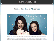 Tablet Screenshot of gilmoregirlsitalia.com